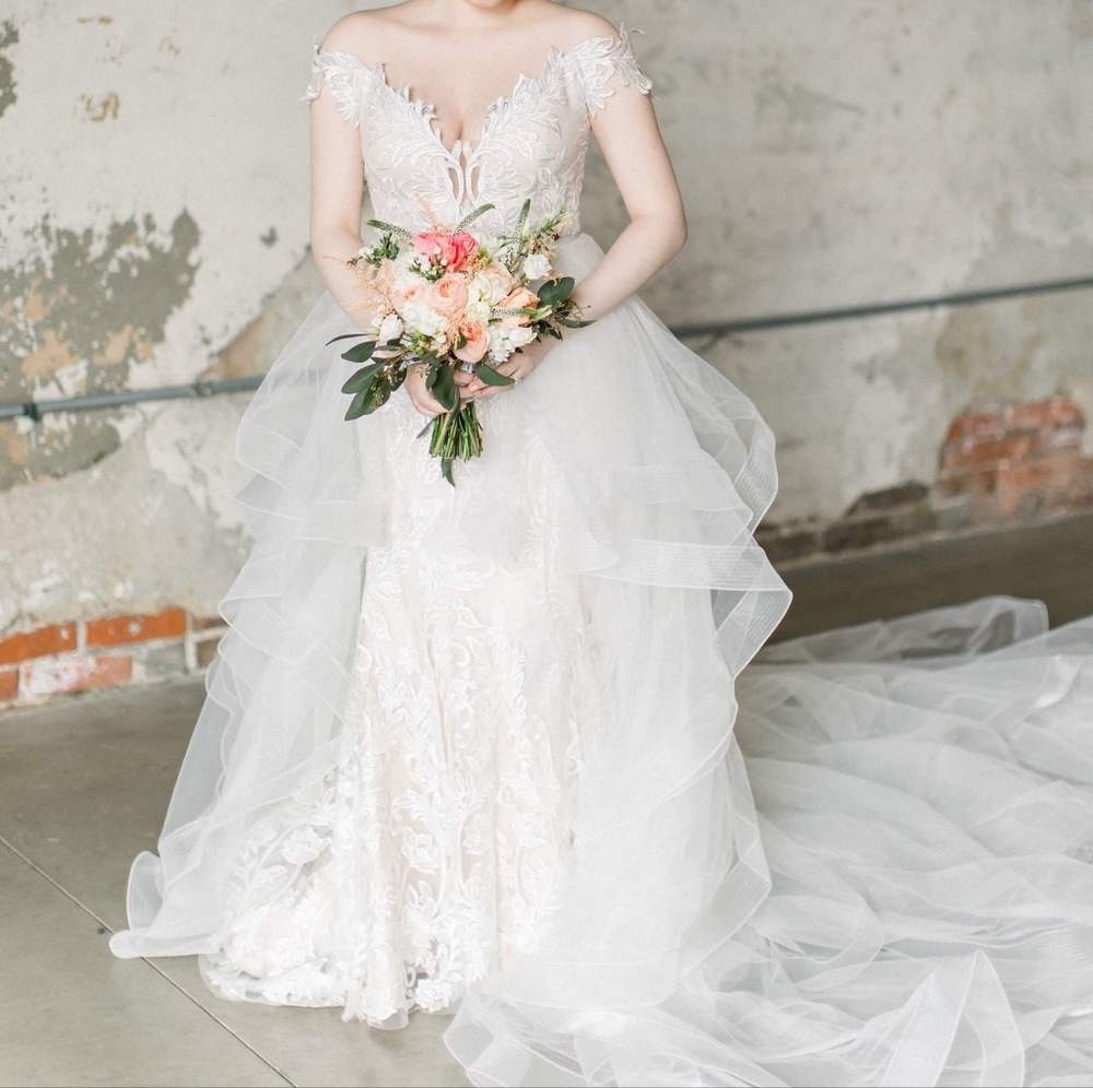Tiered Bridal Skirt Ivory